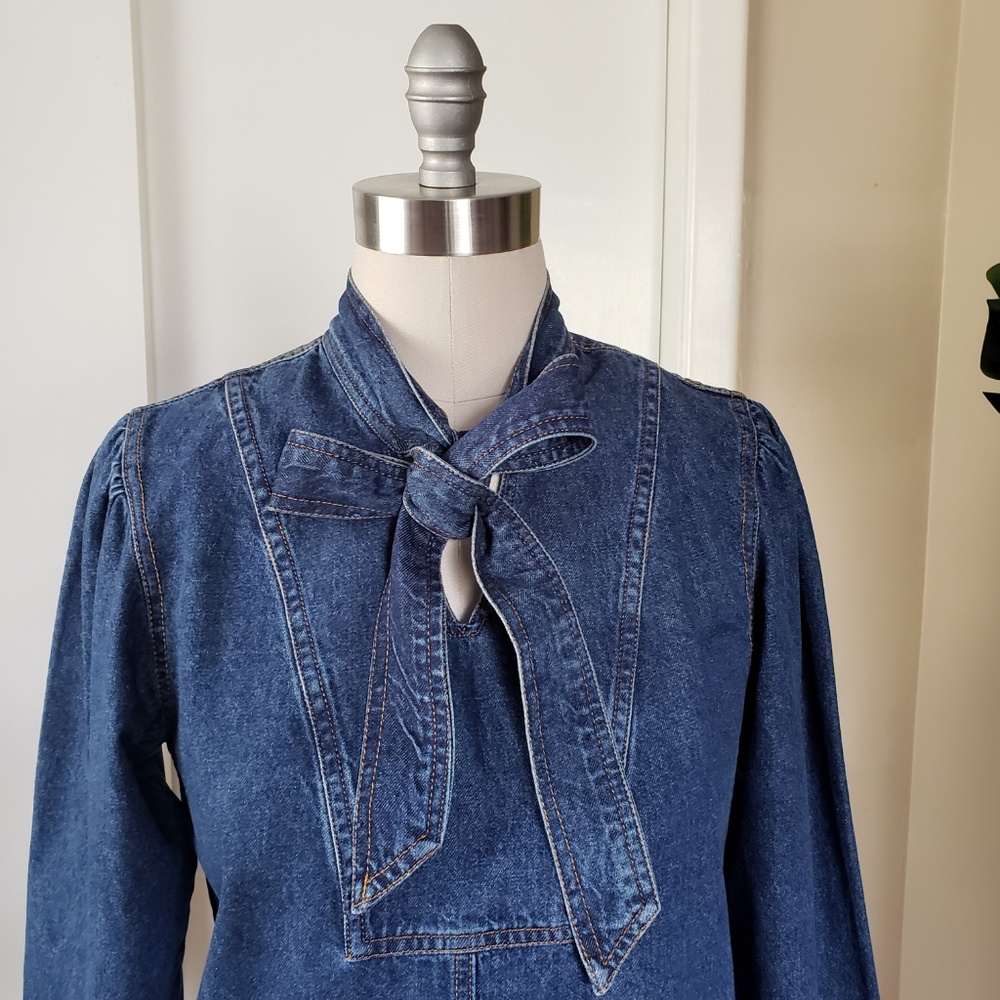 Steve Madden Denim Shirt Size Small NEW! - Picture 6 of 11